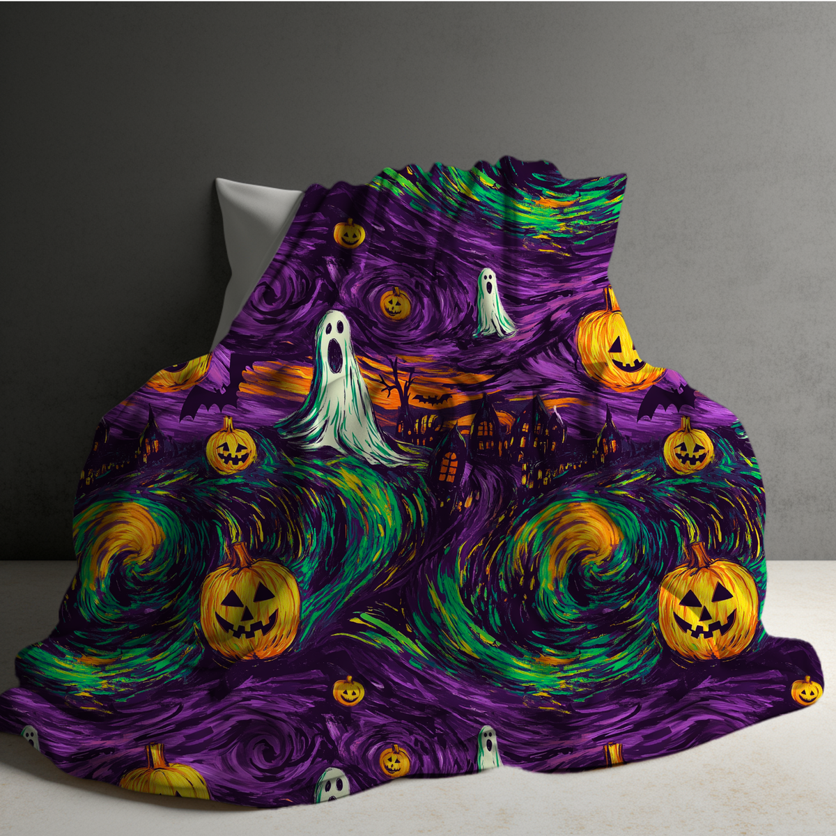 Blanket Halloween #6 - Gogh Scream