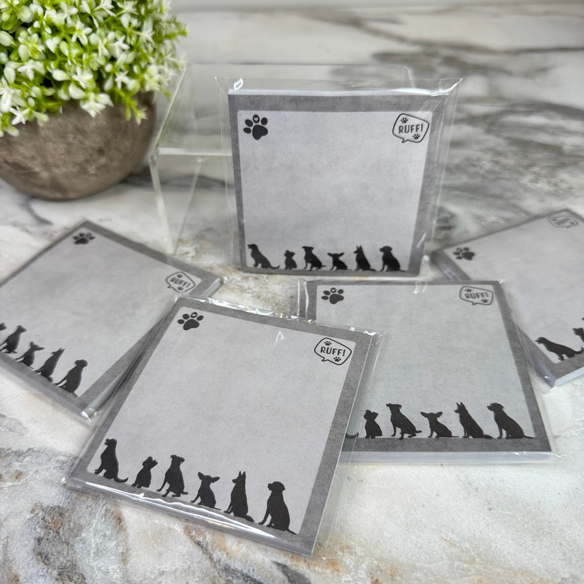 The Sticky Note Collection - Dog Paw Ruff