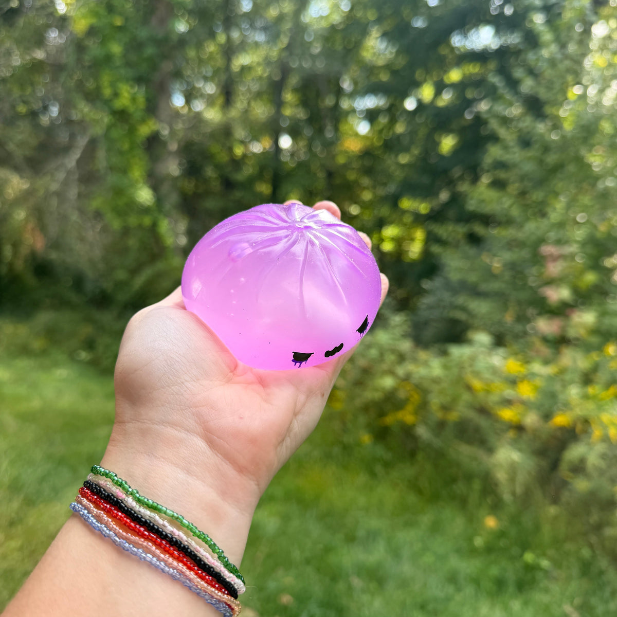 Squishy Toy - Halloween Dumpling, Ghost Charm