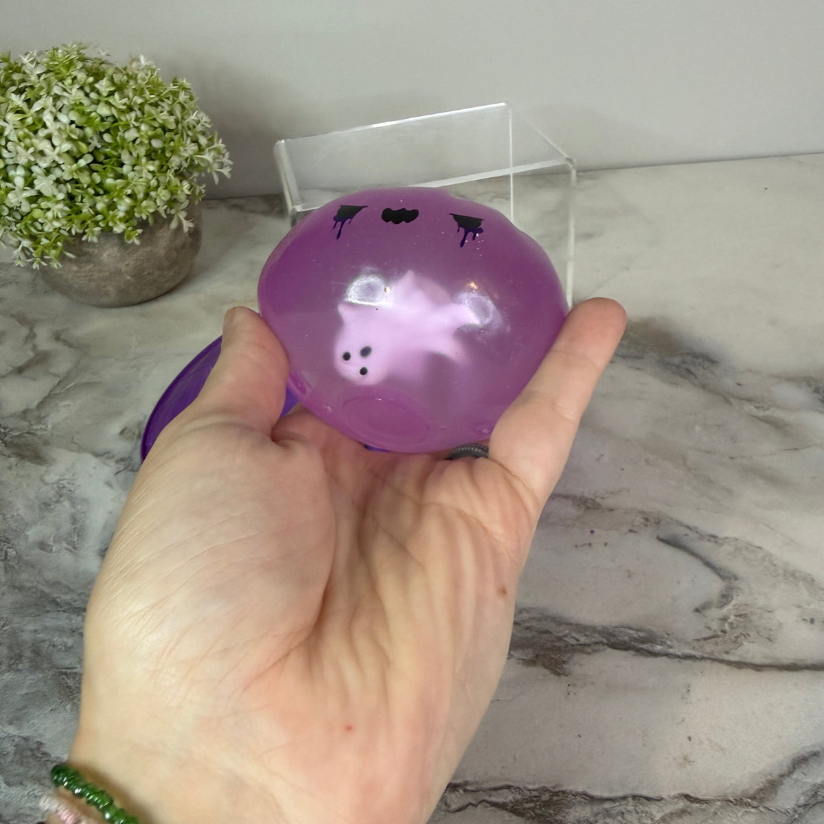 Squishy Toy - Halloween Dumpling, Ghost Charm