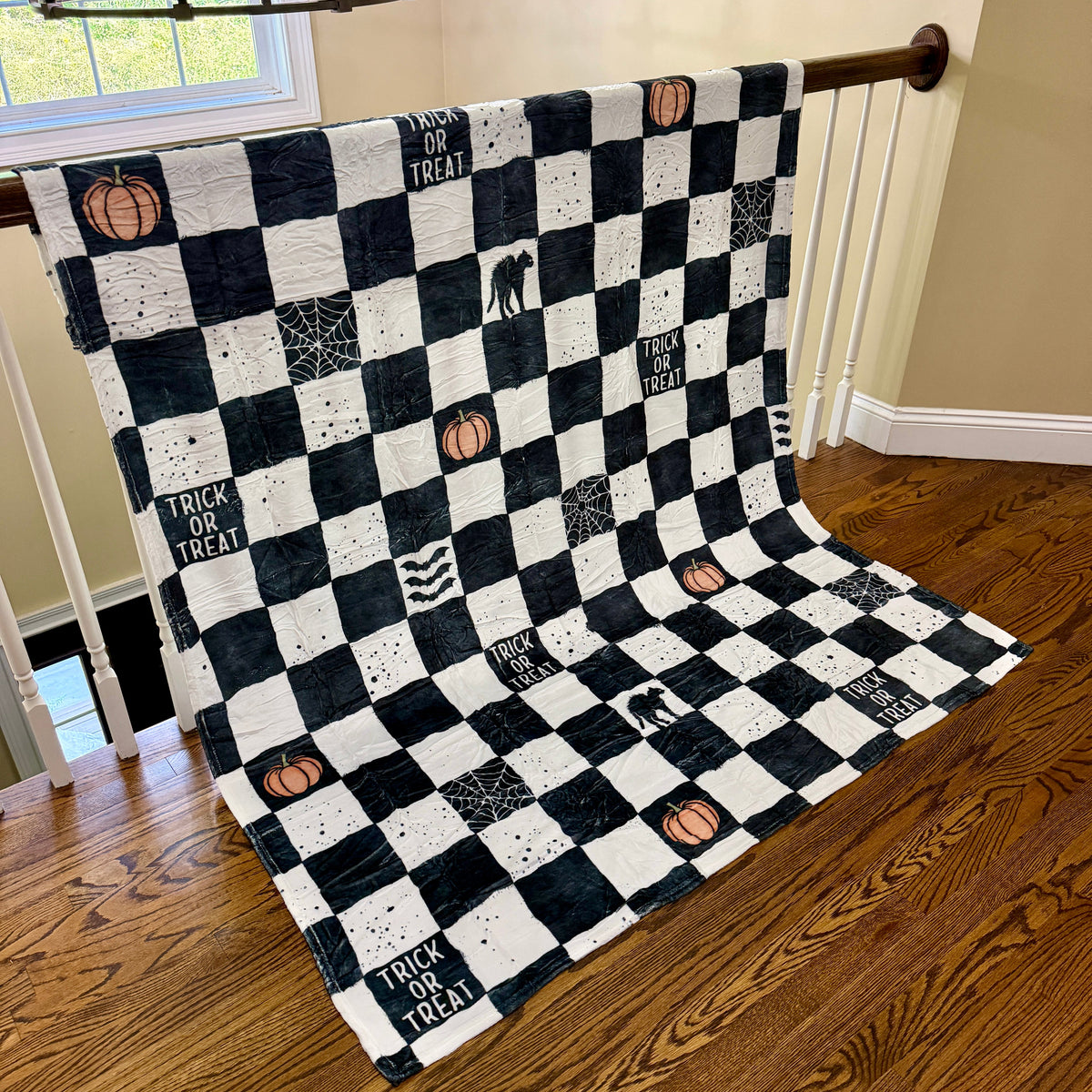 Blanket Halloween #5 - Checkered Halloween