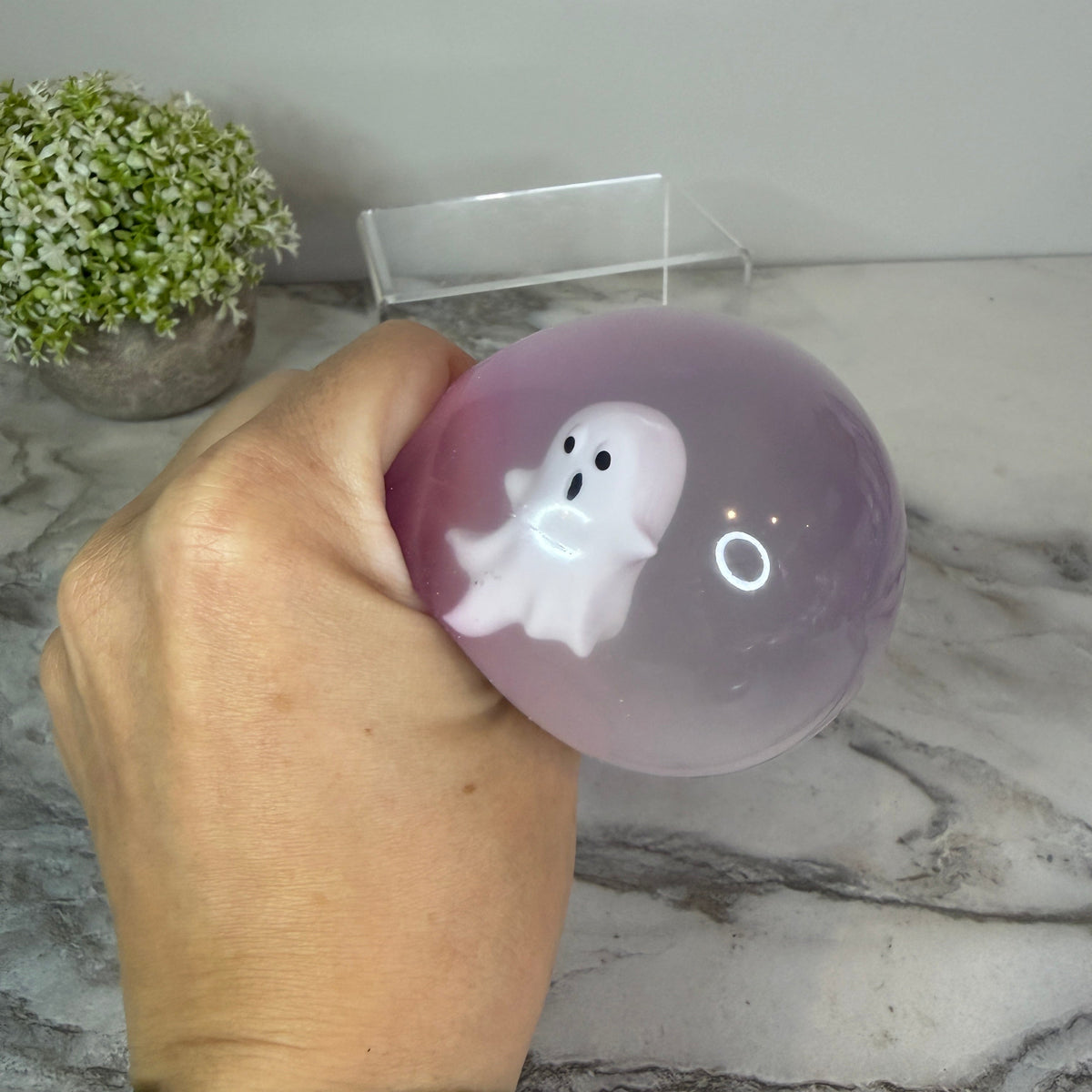 Squishy Toy - Halloween Dumpling, Ghost Charm