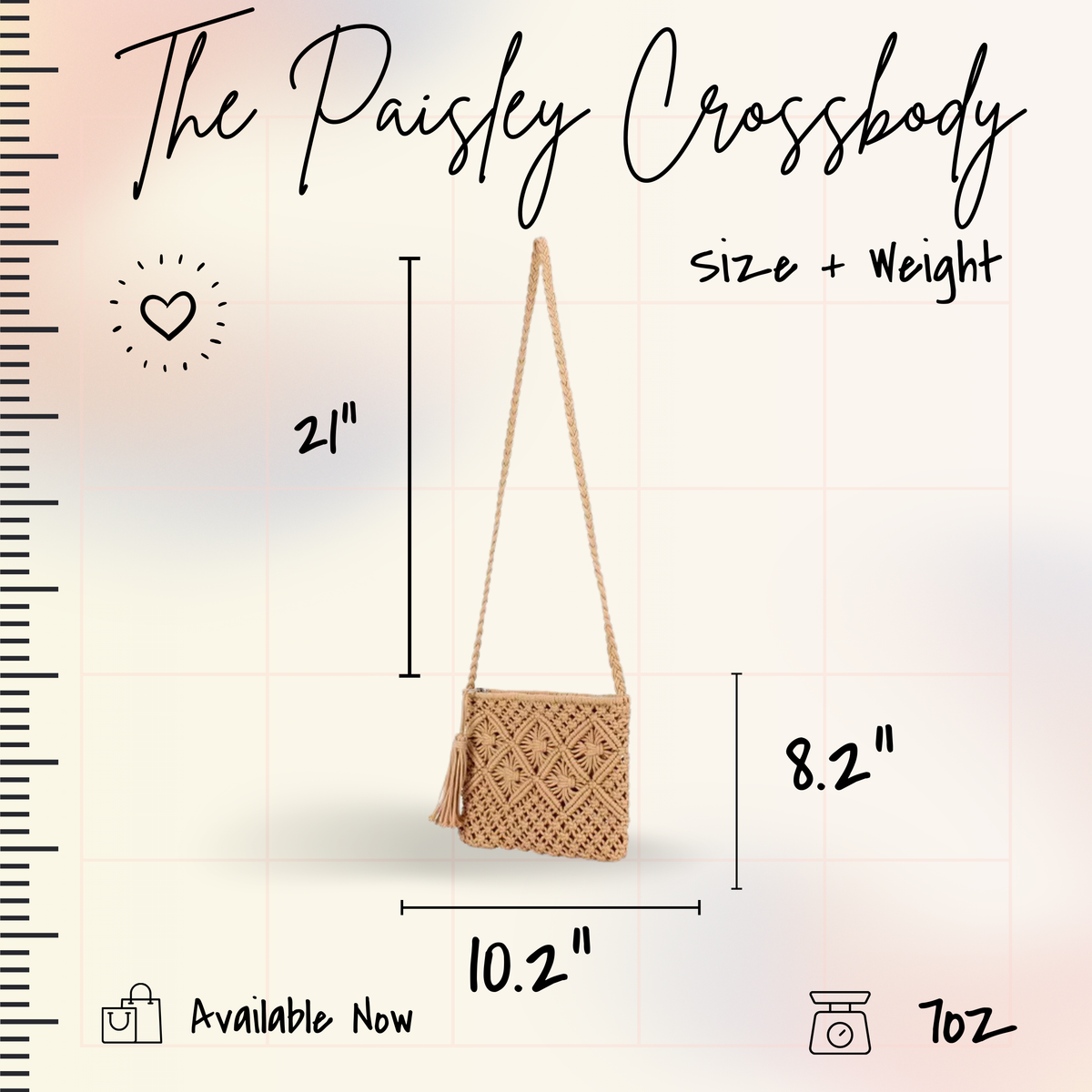 Paisley - Woven Crossbody